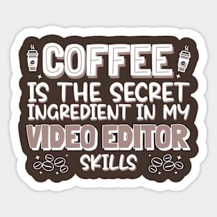 Coffee lover Video Editor Sticker